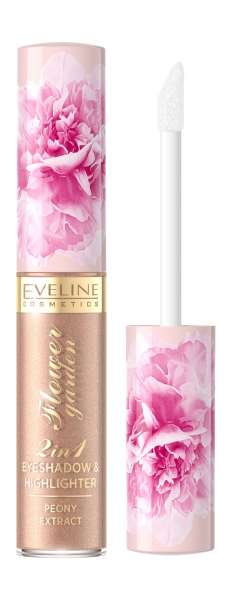 Eveline Flower Garden Waterproof 2-in-1 Eyeshadow Жидкие тени для век | 02